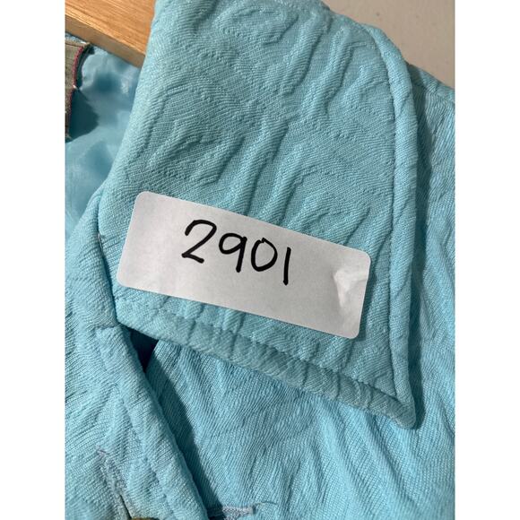 Julius Garfinckel & Co. Trench Coat Women Size XS  Geometric Double Breasted - Picture 12 of 12